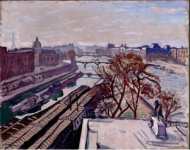 Marquet Albert View of the Seine and the Monument to Henry IV  - Hermitage